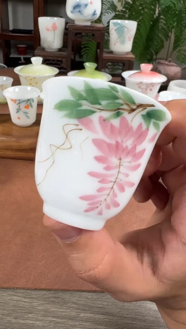 杯子优质瓷土茶具单品上新