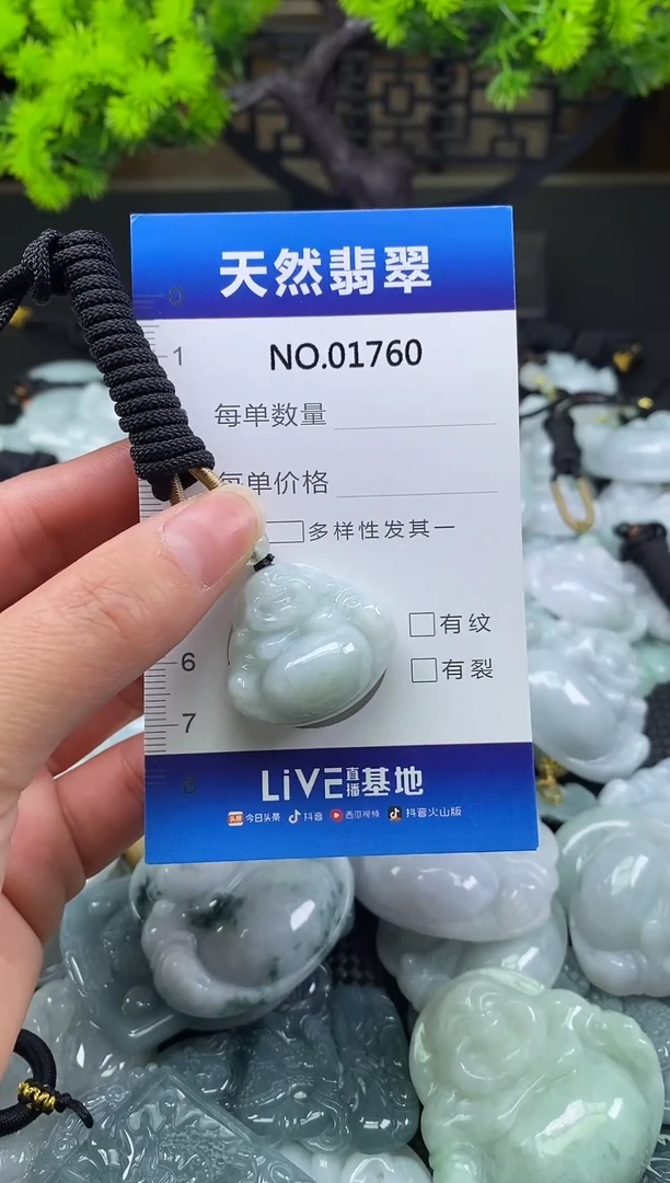 颈饰未镶嵌翡翠天然缅甸翡翠1760