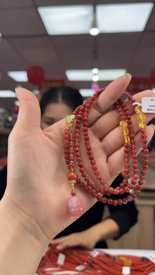 【闪购商品】南红玛瑙珠串合金多样发其一/4/210255651