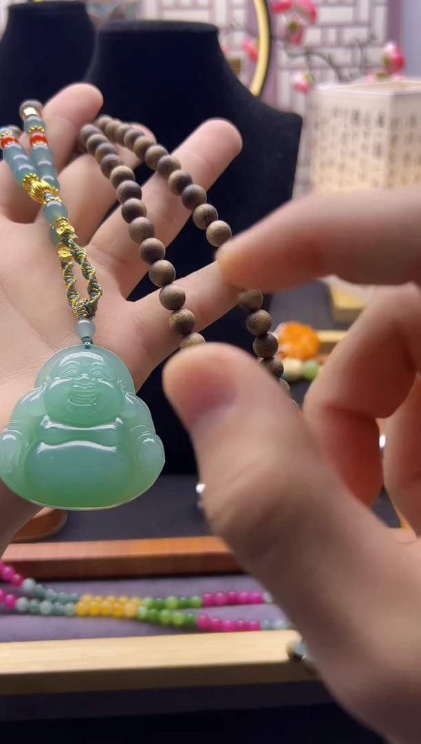 【闪购商品】翡翠颈饰14K金镶嵌X798```````