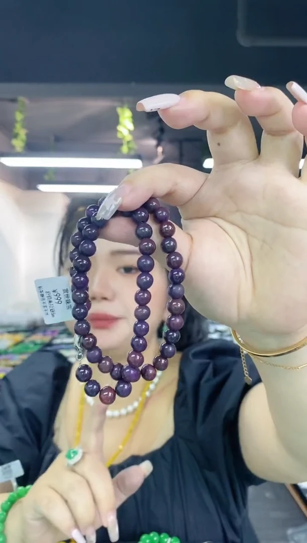 未镶嵌苏纪石（舒俱来）项链多样性发其一颜色微差