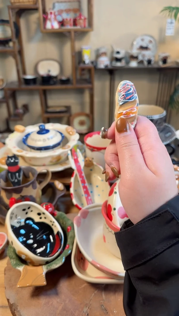 【闪购商品】面包摆件高温瓷器