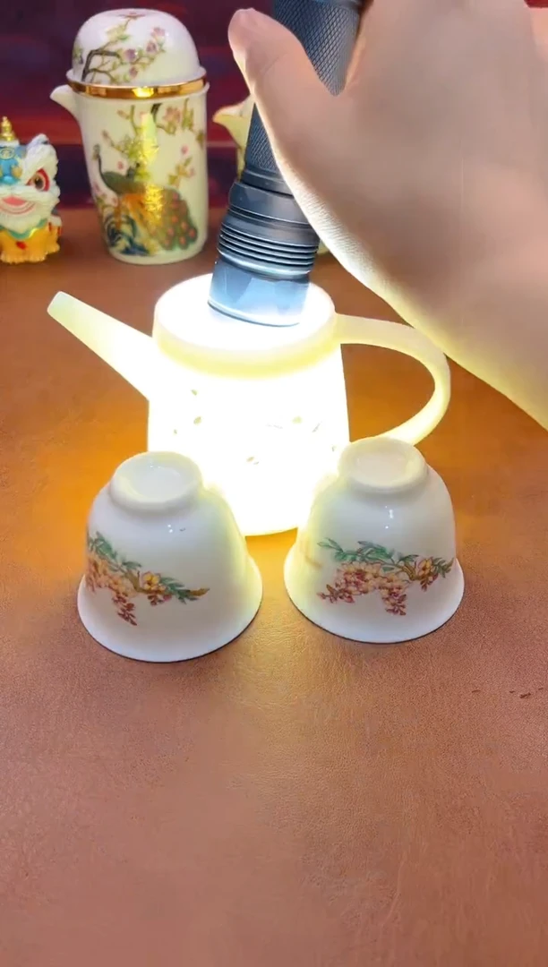 陶瓷茶具摆件旅行套组