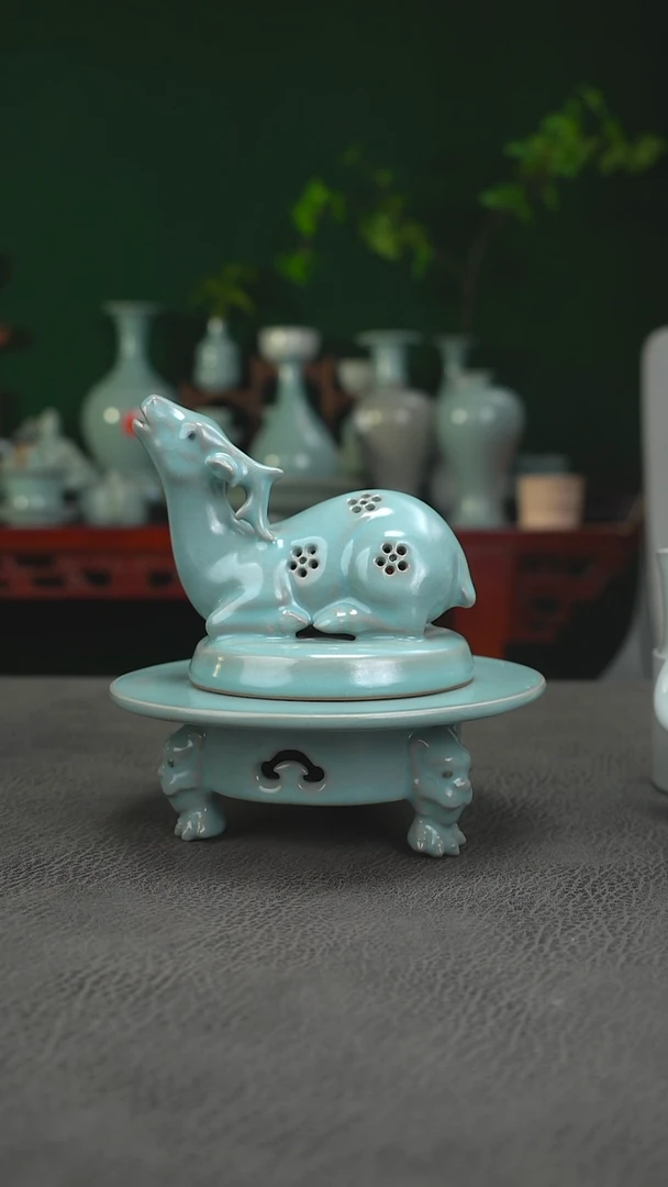 扫地僧纯手工梅花熏香炉有瑕福利~帆