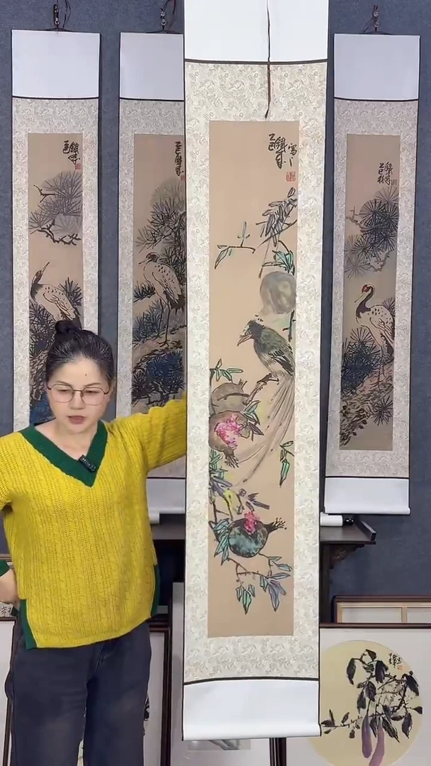 国画175*32吴铁成作品