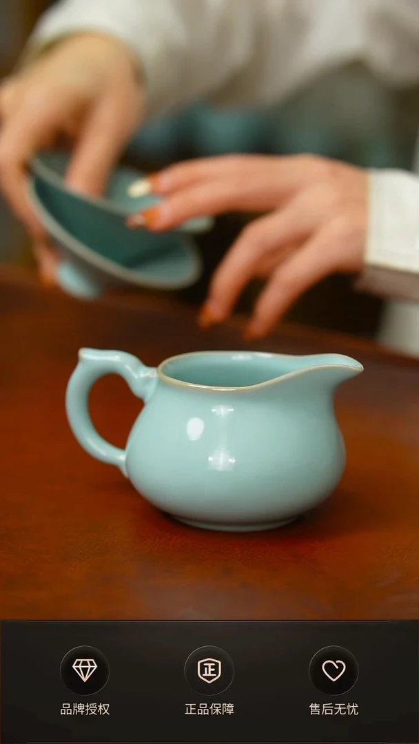 其他天青龙把手公道杯不完美