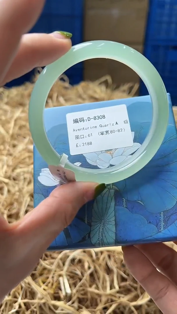 未镶嵌手镯石英质玉D8308