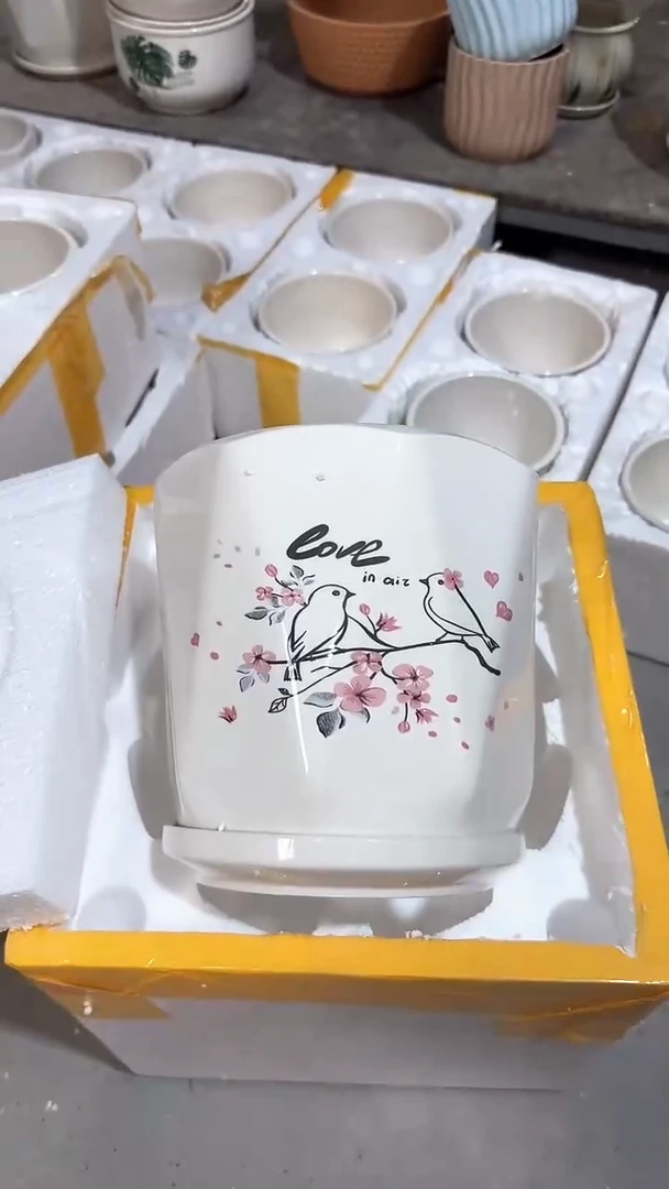 高温陶瓷花盆+21-3