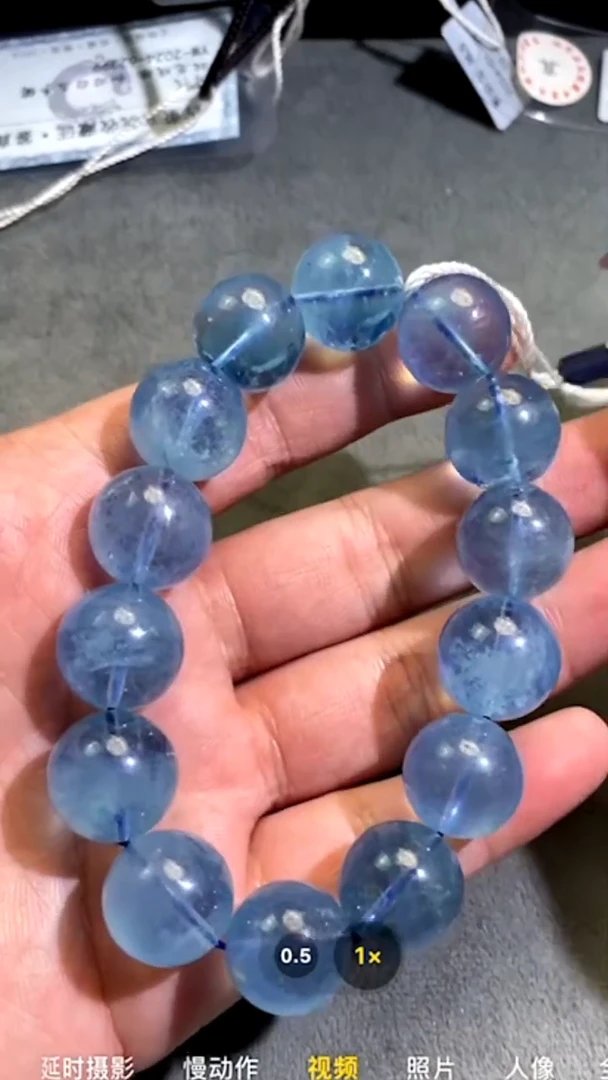 【闪购商品】铜海蓝宝手串手串G 高