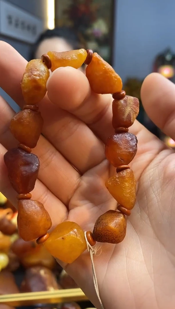 未镶嵌琥珀手串手串