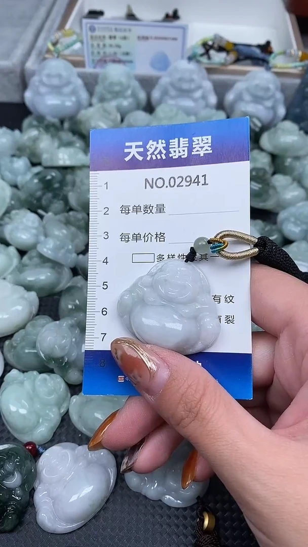 颈饰未镶嵌翡翠纯天然A货翡翠2941