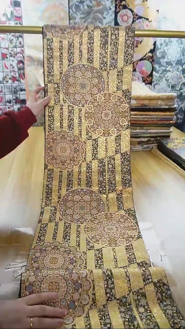 【闪购商品】织绣180 六通细密织宝相花特价