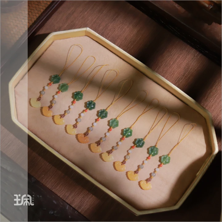 念旧|和田玉*手机挂*未镶嵌LYF24030503多样性发其一