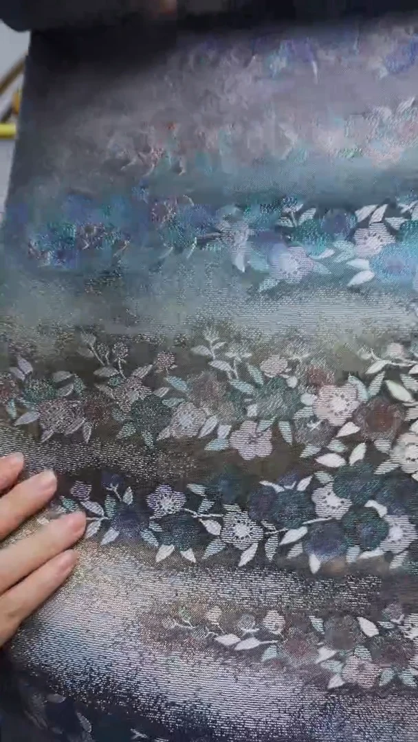 织绣43彩金卷布卷布