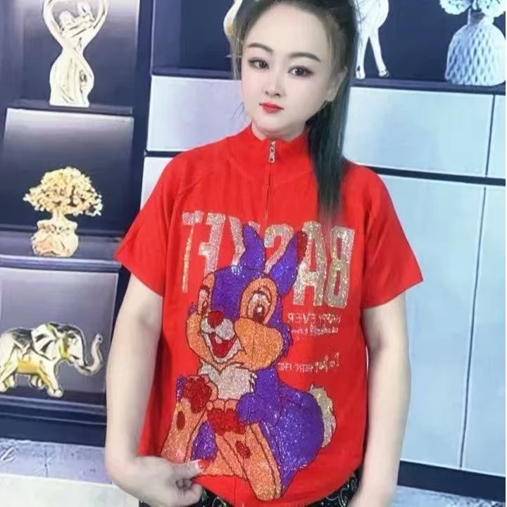 2【美丽姐】欧货重工烫钻女装