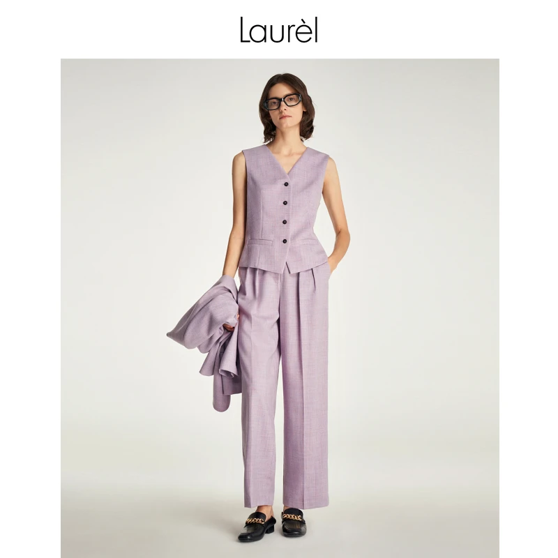 【星线好物】Laurel 气质女士直筒职业西裤LWD343K00900