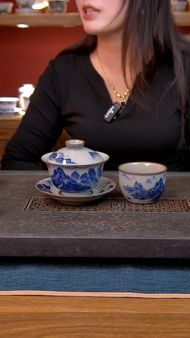 简装家用款2件套 老陶泥开片纹陶瓷茶具