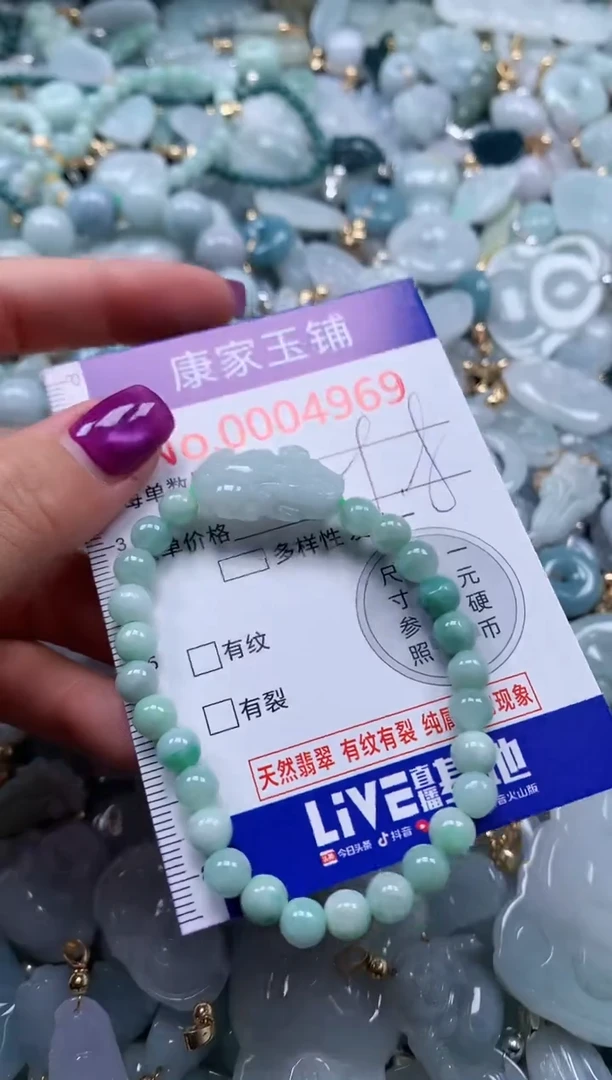 颈饰未镶嵌翡翠4969