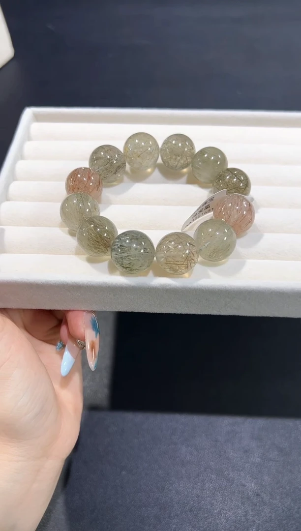 未镶嵌手串水晶60q多样性发其一【1条】默认微瑕18mm