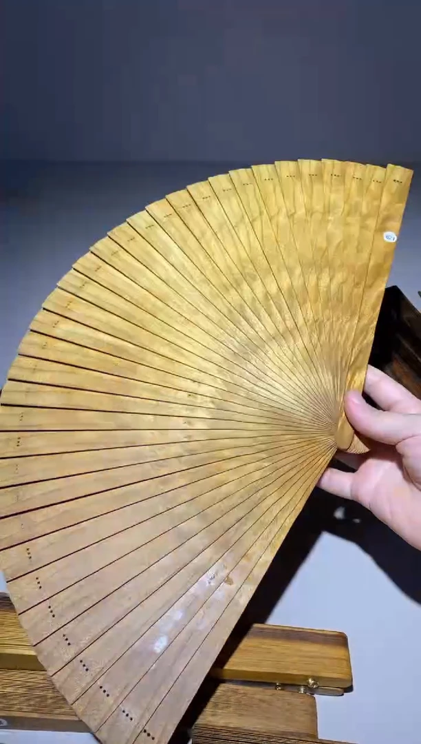 金丝楠26cm金丝楠木小叶桢楠扇821