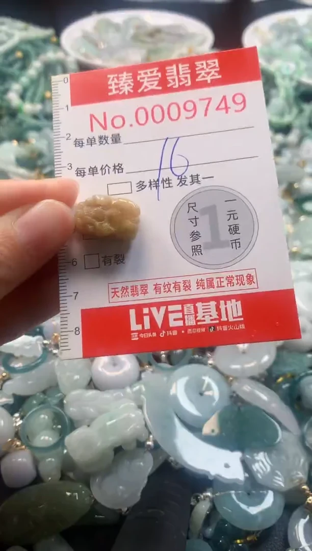 吊坠(不含链)未镶嵌翡翠9749