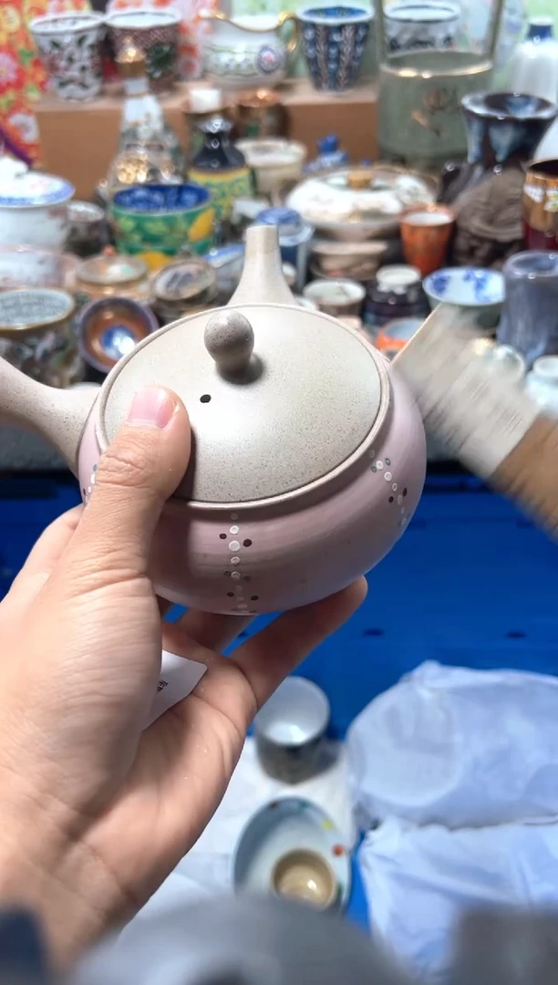 瓷片黑*夏目海外回流瓷器中古品。