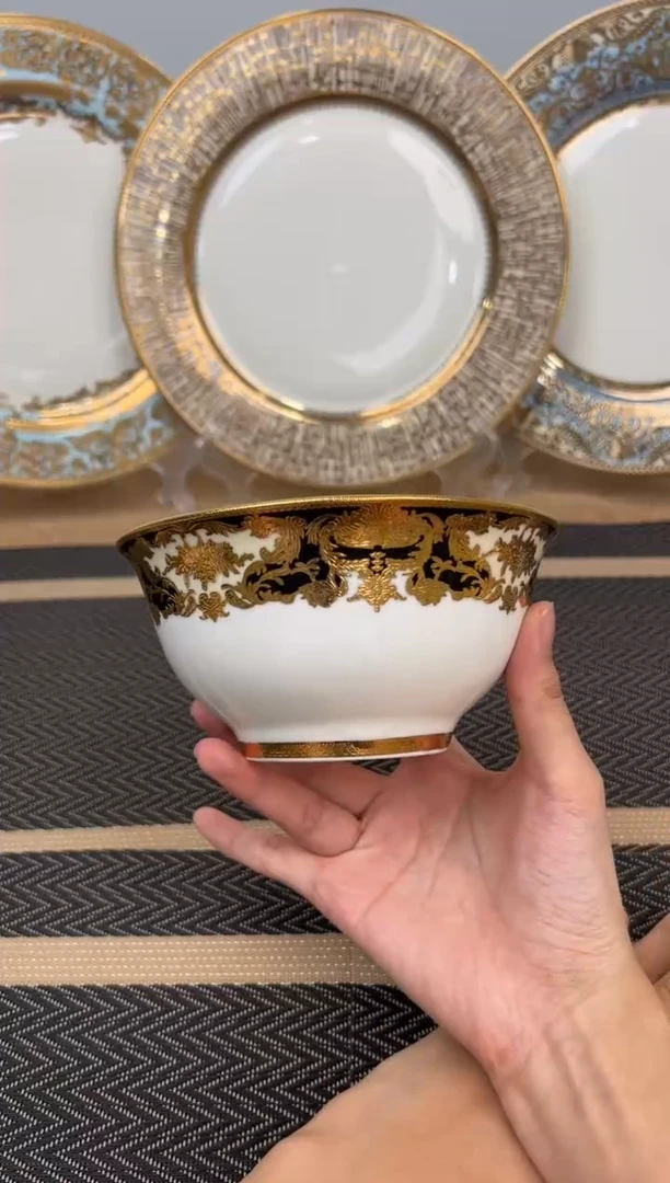 瓷片5.5寸反口碗7个一单打包价！