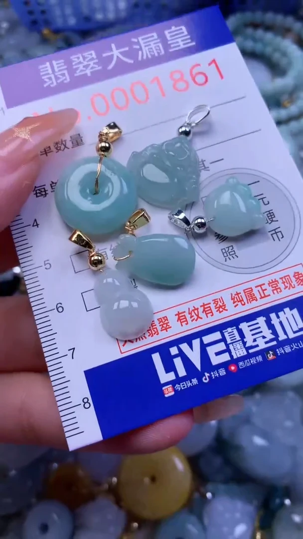 翡翠未镶嵌吊坠(不含链)1861