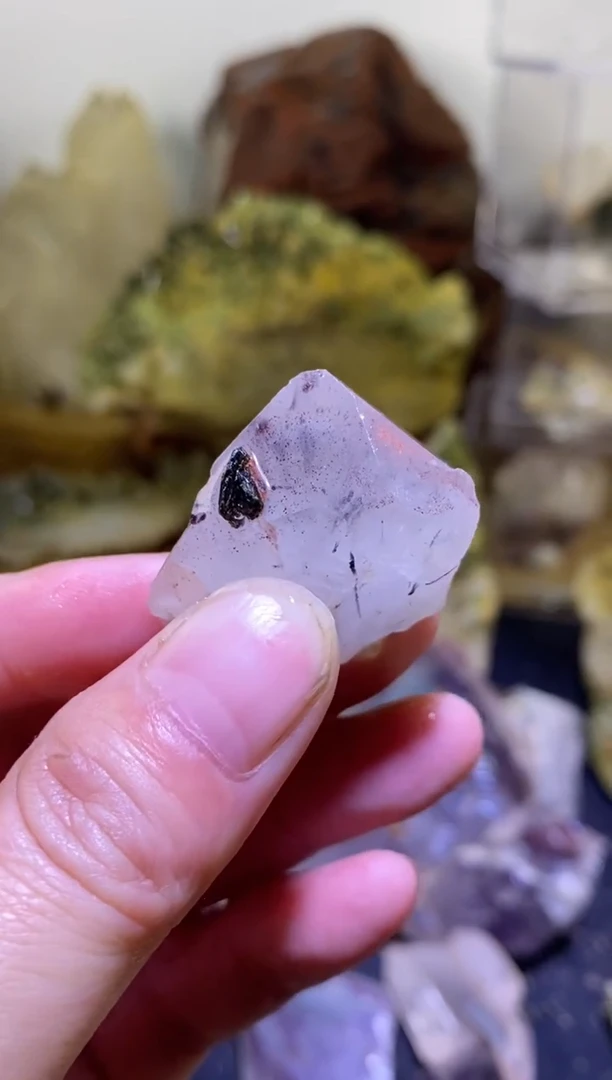 未镶嵌珠宝半成品水晶20号四川美姑超七花园水晶