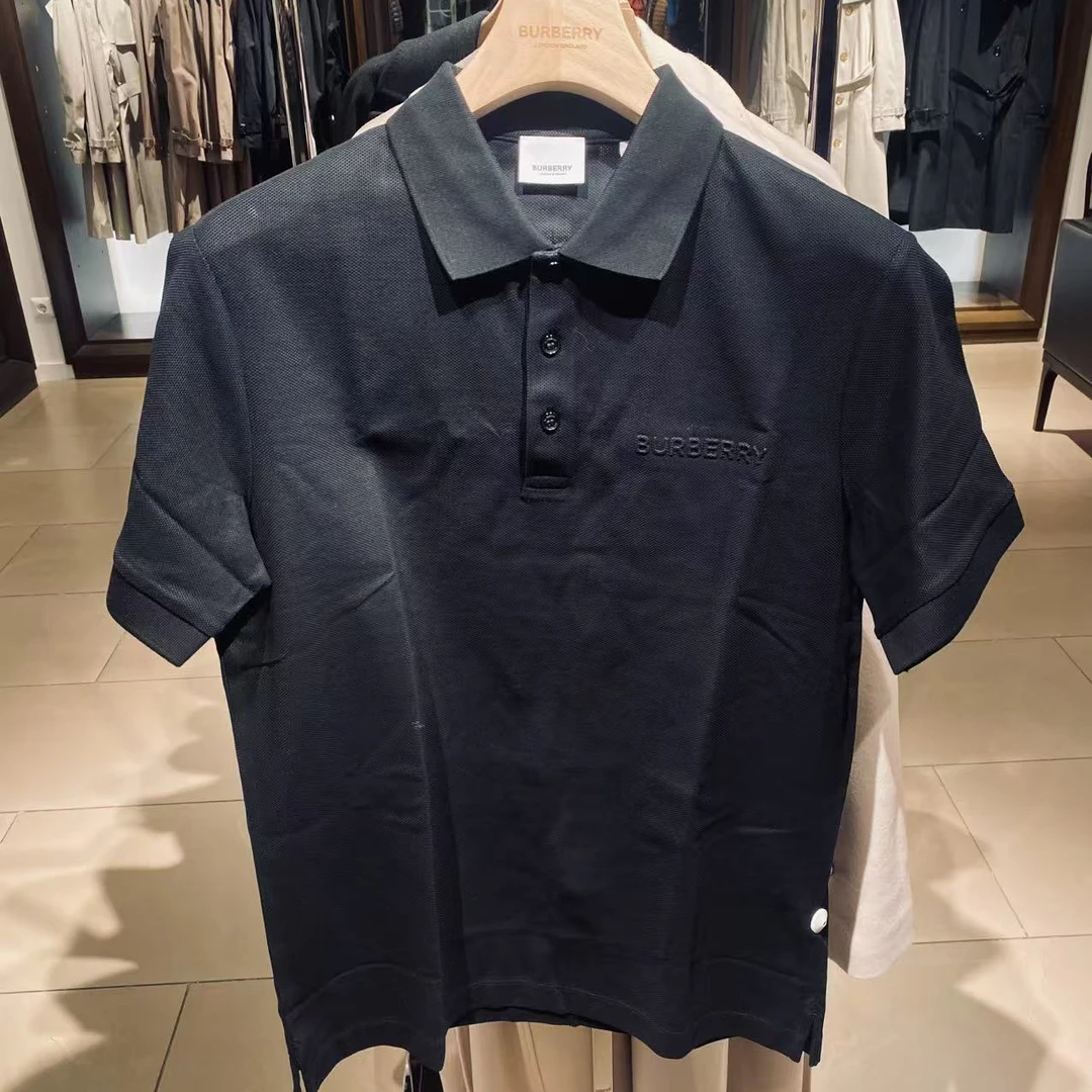 【奥地利直邮】BURBERRY/博柏利 巴宝莉男款刺浮雕ogo标POLO衫休闲