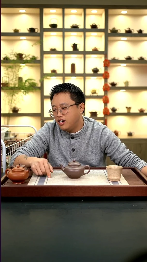 茶壶紫砂lzx全砂天青笑樱