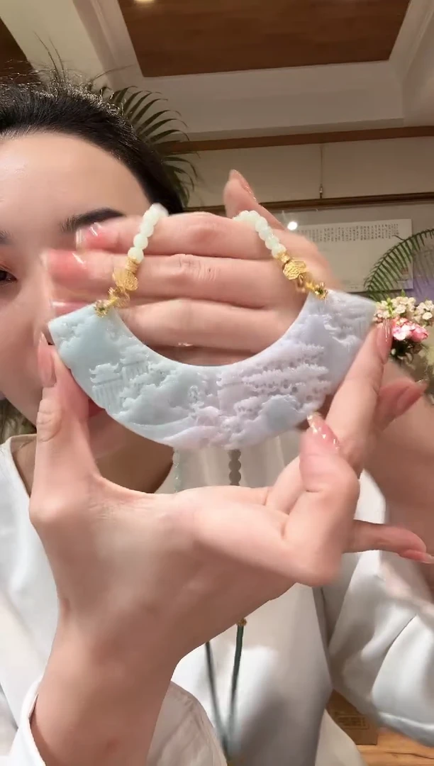 【闪购商品】翡翠颈饰未镶嵌国风