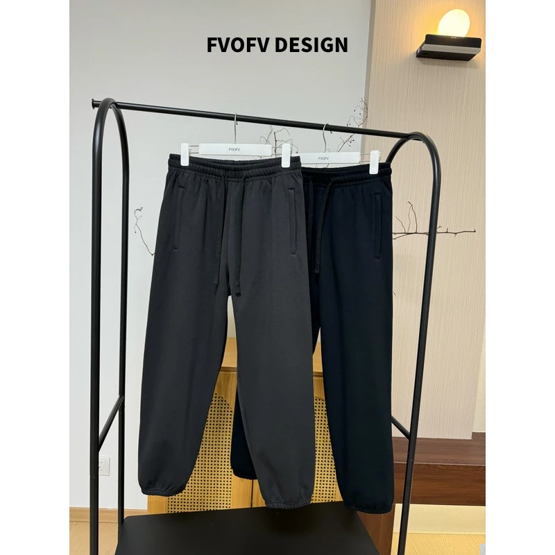 FVOFV【无缝卫裤男】一条过冬！特定全棉一体绒无缝显瘦收口卫裤J225