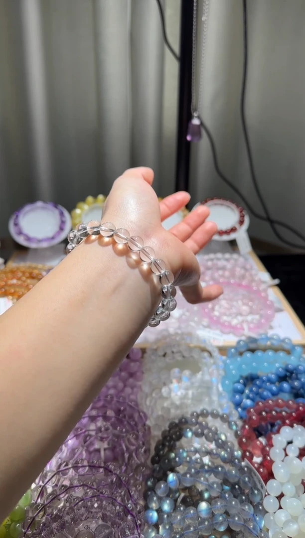 【闪购商品】水晶手链未镶嵌白水晶8mm+