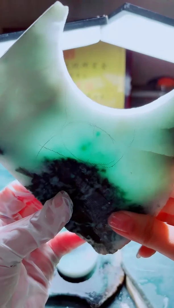 翡翠未镶嵌颈饰A货曹星743