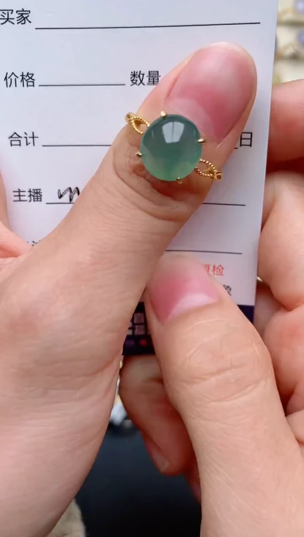 【闪购商品】翡翠戒指银S925镶嵌.............