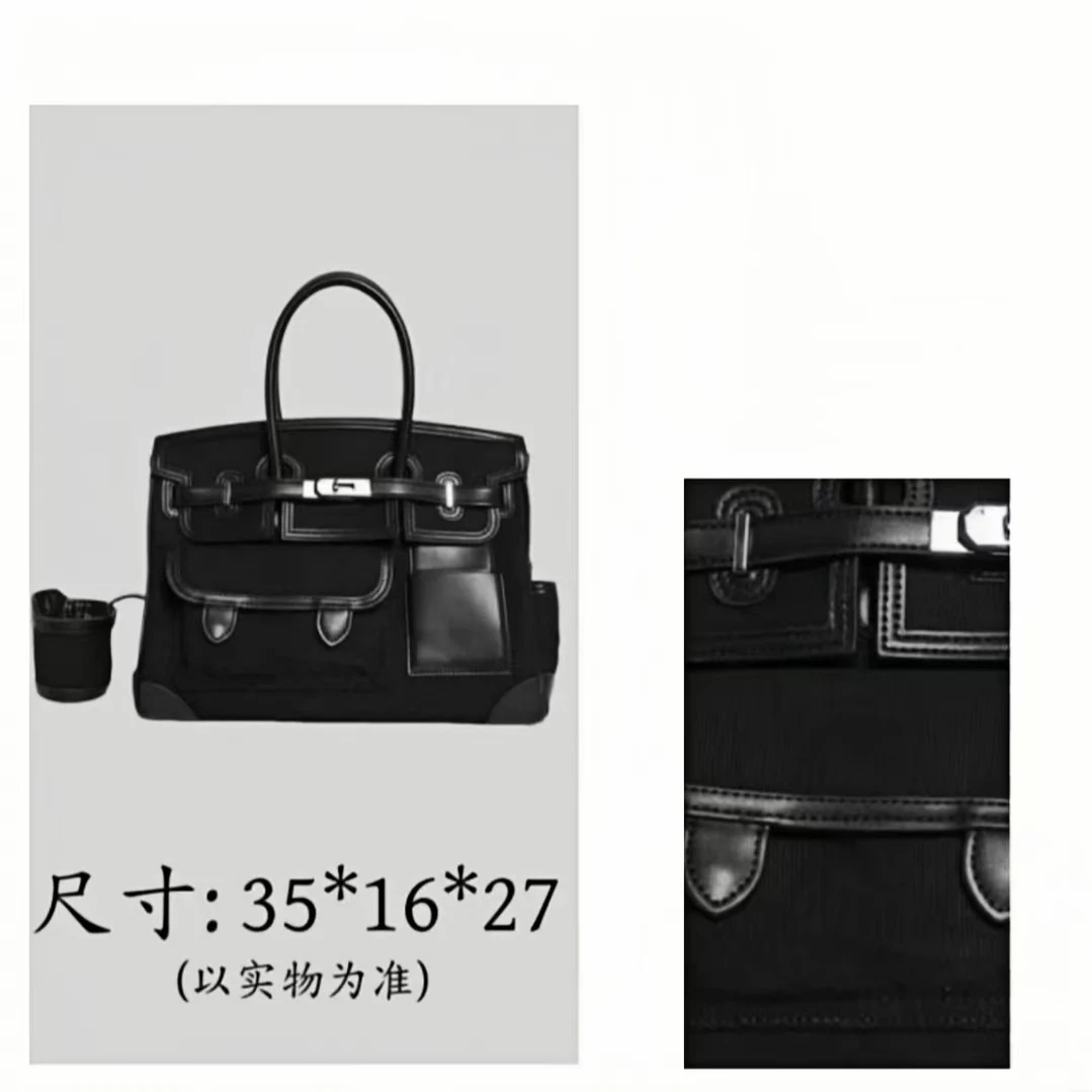 【Tian Yi渠道货】-2025新款轻奢单肩手提斜跨包 5214 黑色