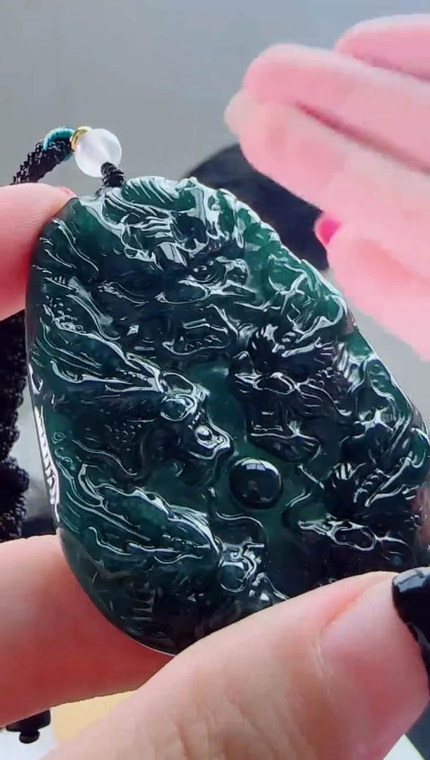 颈饰未镶嵌翡翠天然A货翡翠   多样性随机发其一