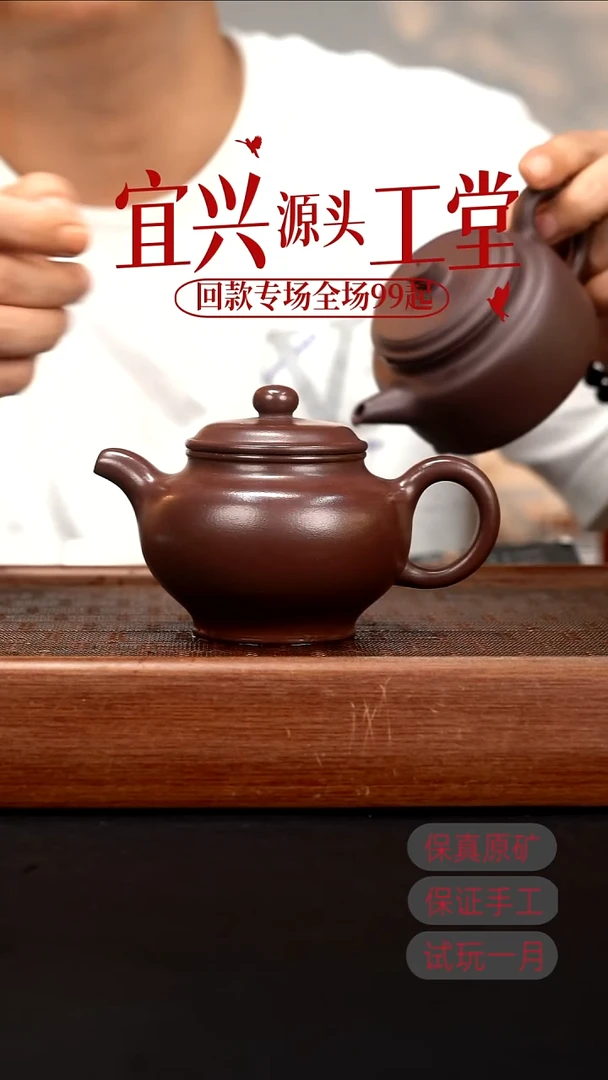 茶壶紫砂WWW紫泥掇只