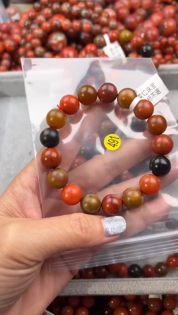 未镶嵌手串南红玛瑙12+