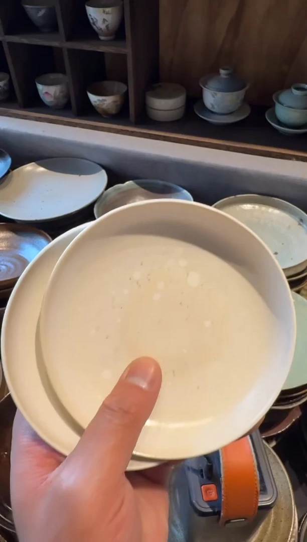 瓷片354  白凌霄小碟2个