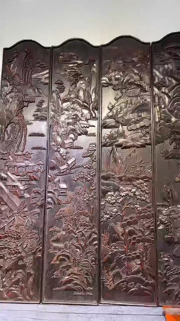 木紫檀雕刻一物一拍