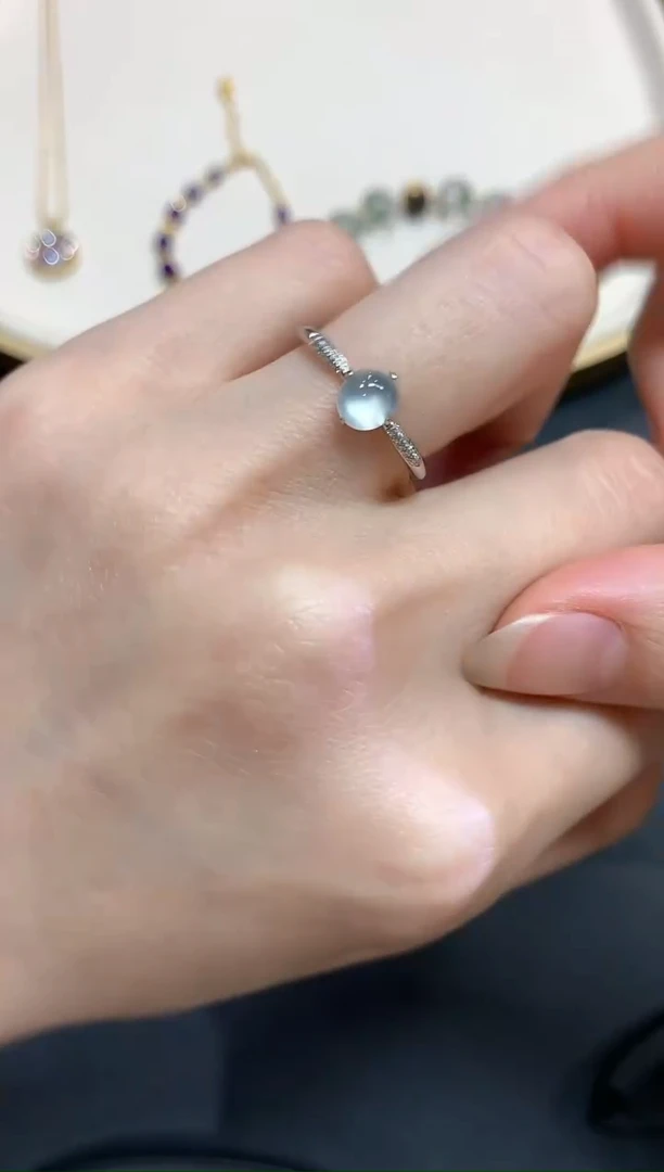 【闪购商品】翡翠戒指18K金镶嵌Q141|1980