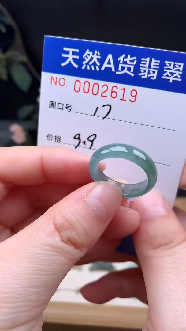 未镶嵌戒指翡翠17#