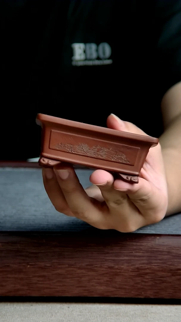 紫砂花盆8*5.5*2.8内径尺寸 听海