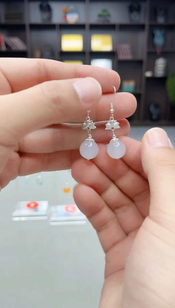 未镶嵌耳饰玛瑙/玉髓116000