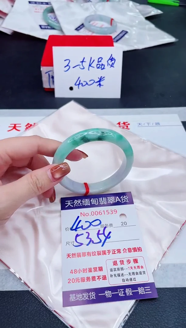 未镶嵌手镯翡翠400.00