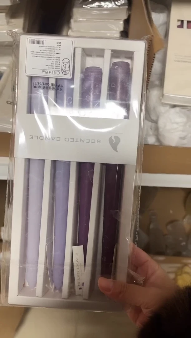 有机玻璃佳*?紫色蜡烛