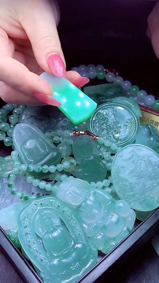 定制翡翠未镶嵌葛*#翡翠毛货定制