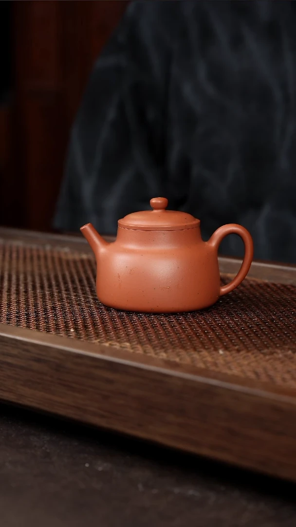 茶壶紫砂大红泥言心